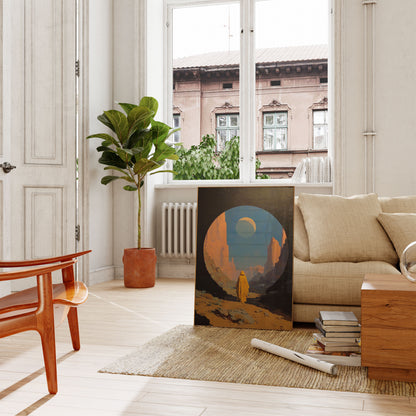 Desert Mystic Eclipse Poster