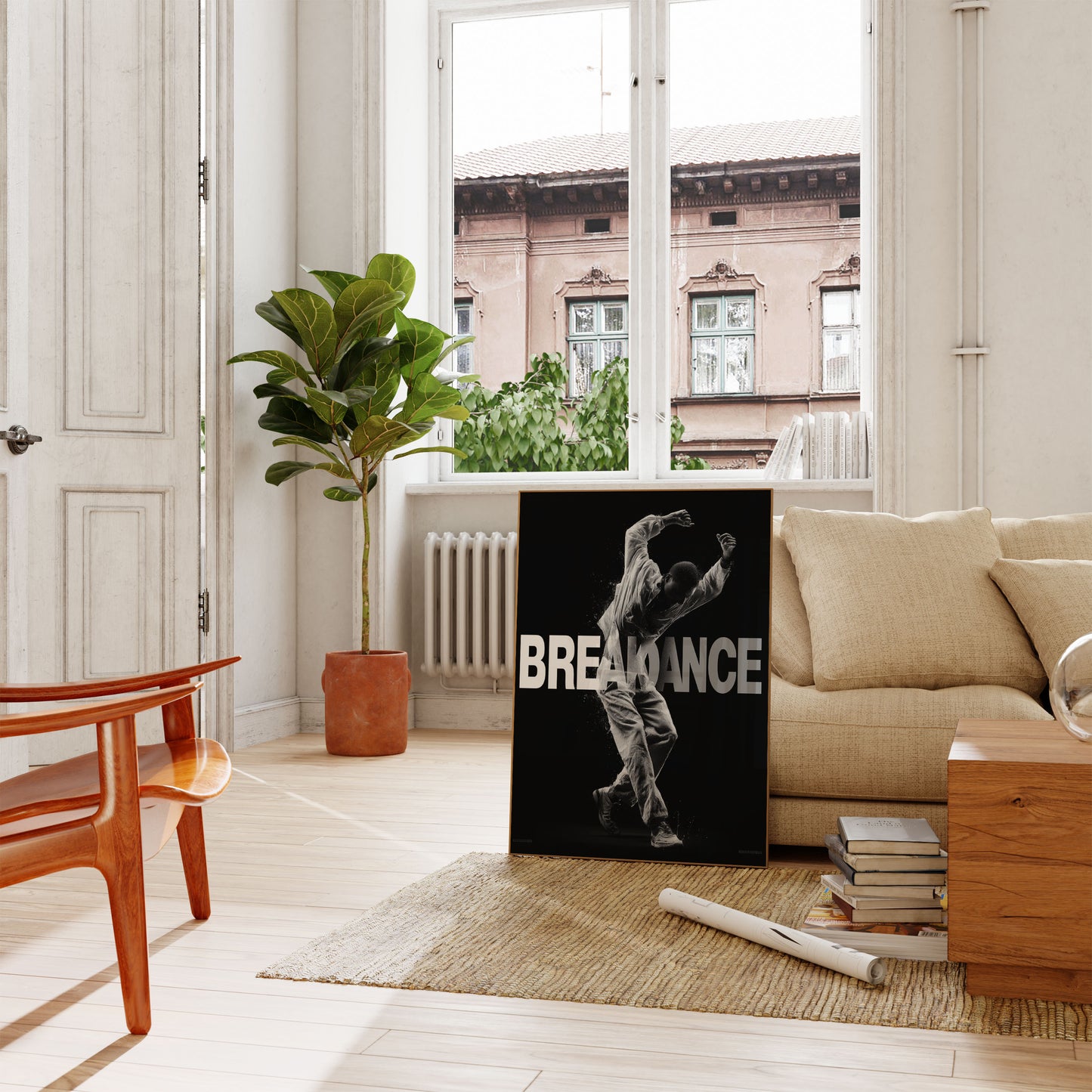 Breakdance Motion Dynamic Poster