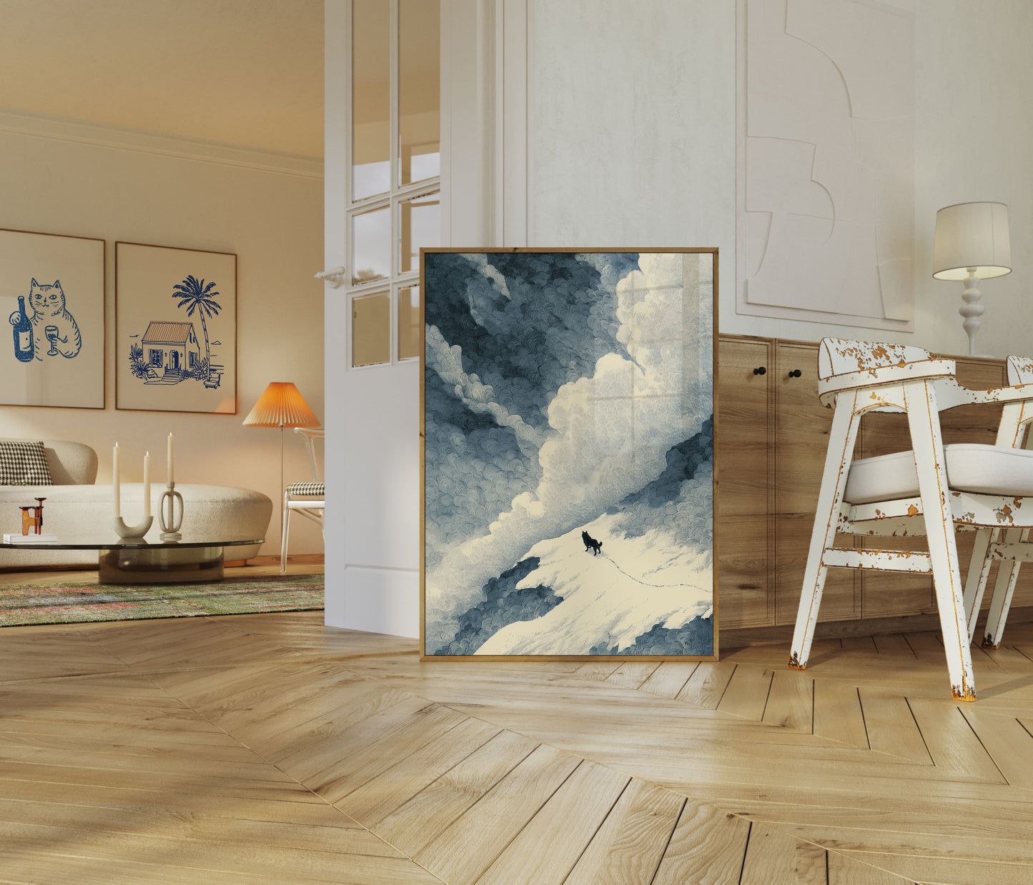Wolf in the Snow Poster