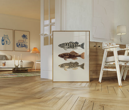 Exotic Fish Species Poster