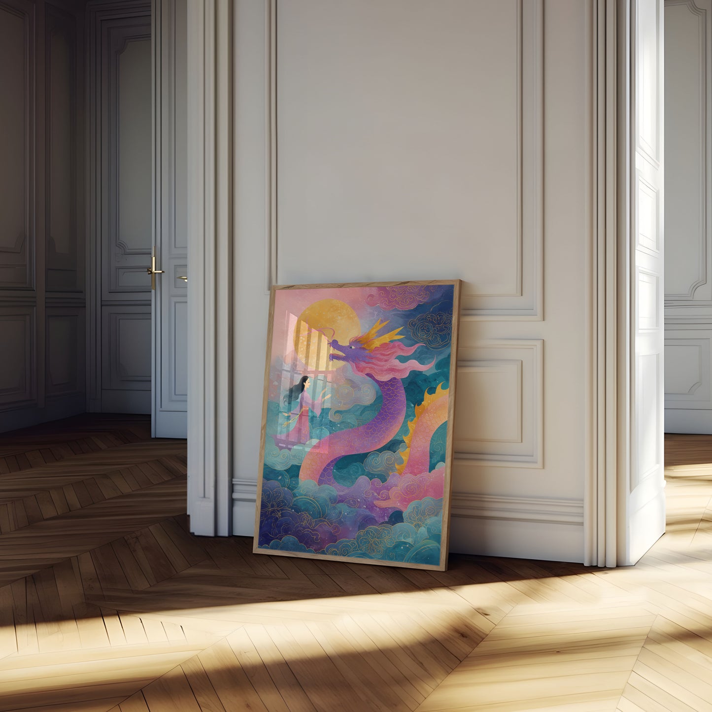 Celestial Dragon Dance Poster