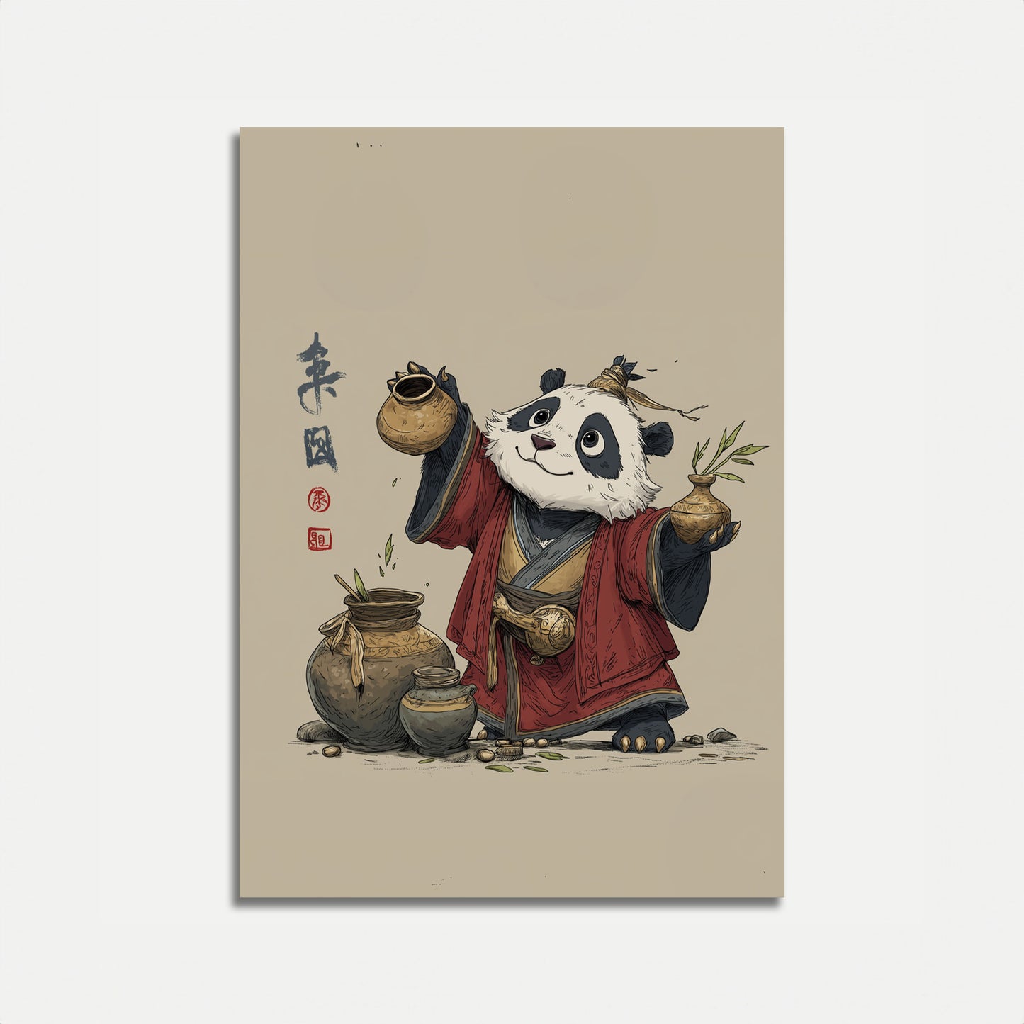 Panda Tea Master Poster