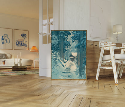 Affiche du Sentier de la Forêt du Temple de Neige