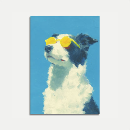 Cool Dog Summer Vibes Poster