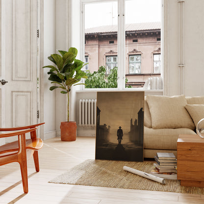 Lone Stranger in Misty Town Poster