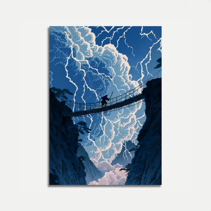 Plakát Warrior Bridge Lightning Storm