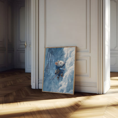 Plakát Dobrodružství Myši při Lezení na Ledě