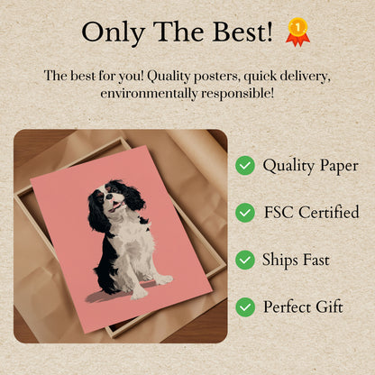 Süßer Cavalier King Charles Poster