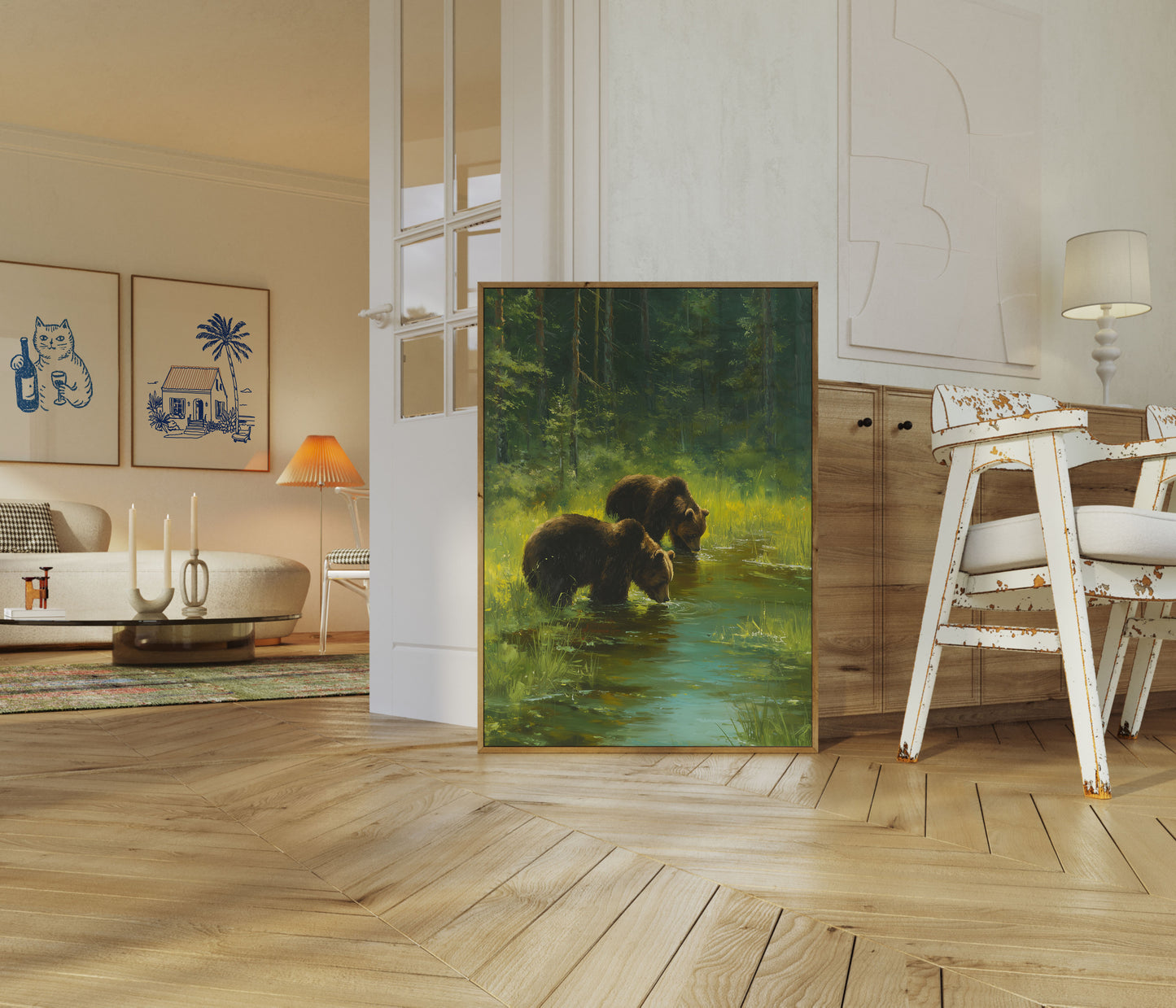 Orsi nel Poster del Torrente Forestale