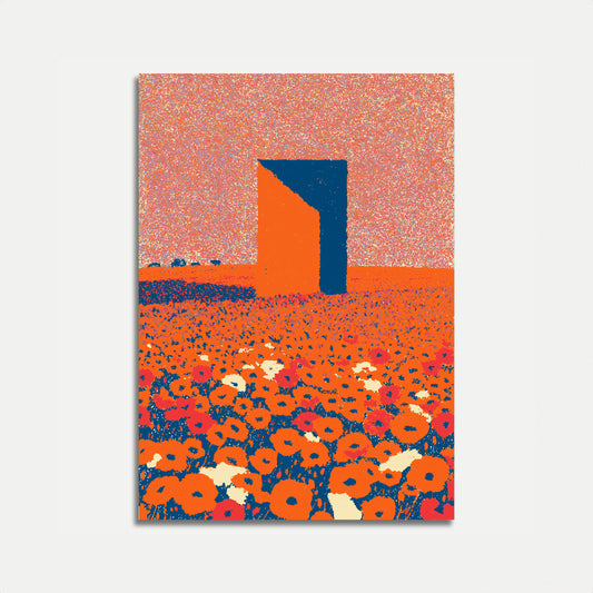 Poppy Field Gateway Poster