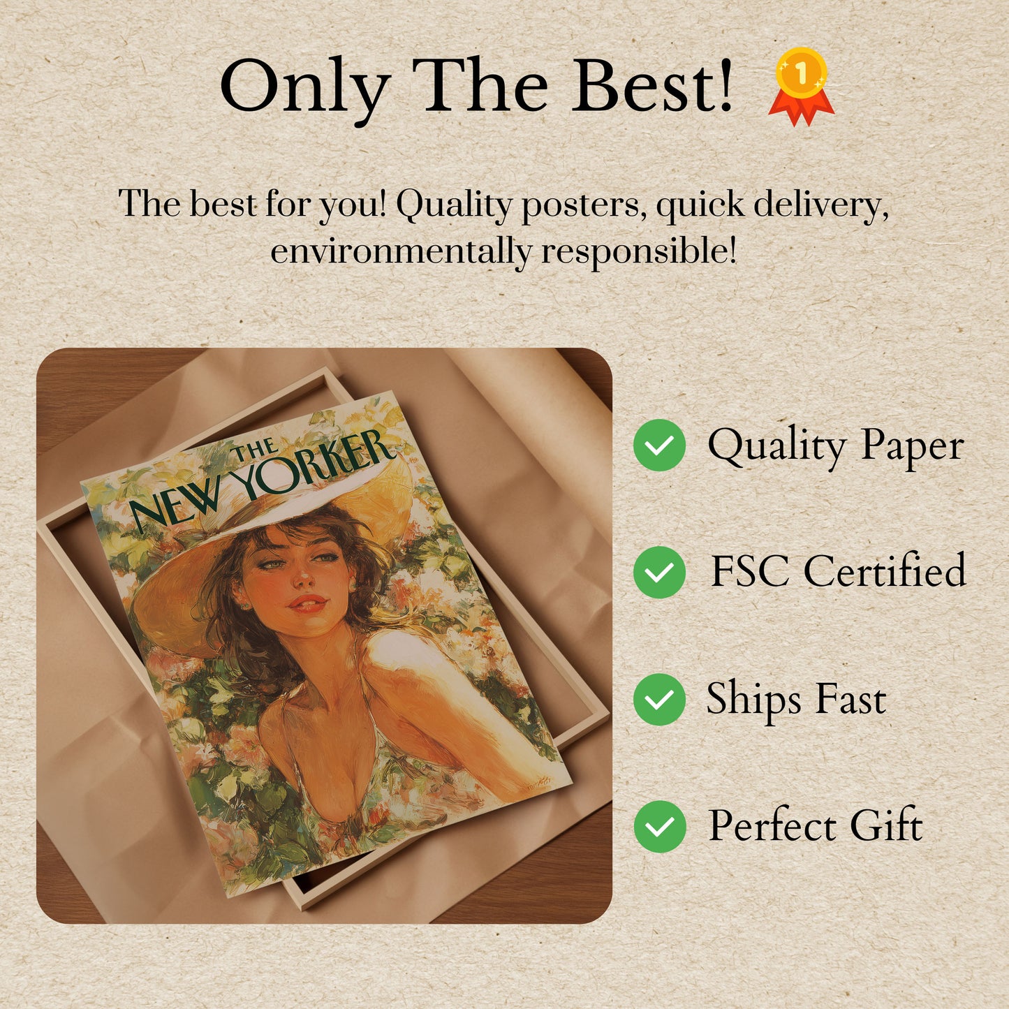 Summer Elegance New Yorker Poster