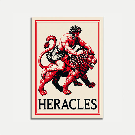 Hércules y el León Póster
