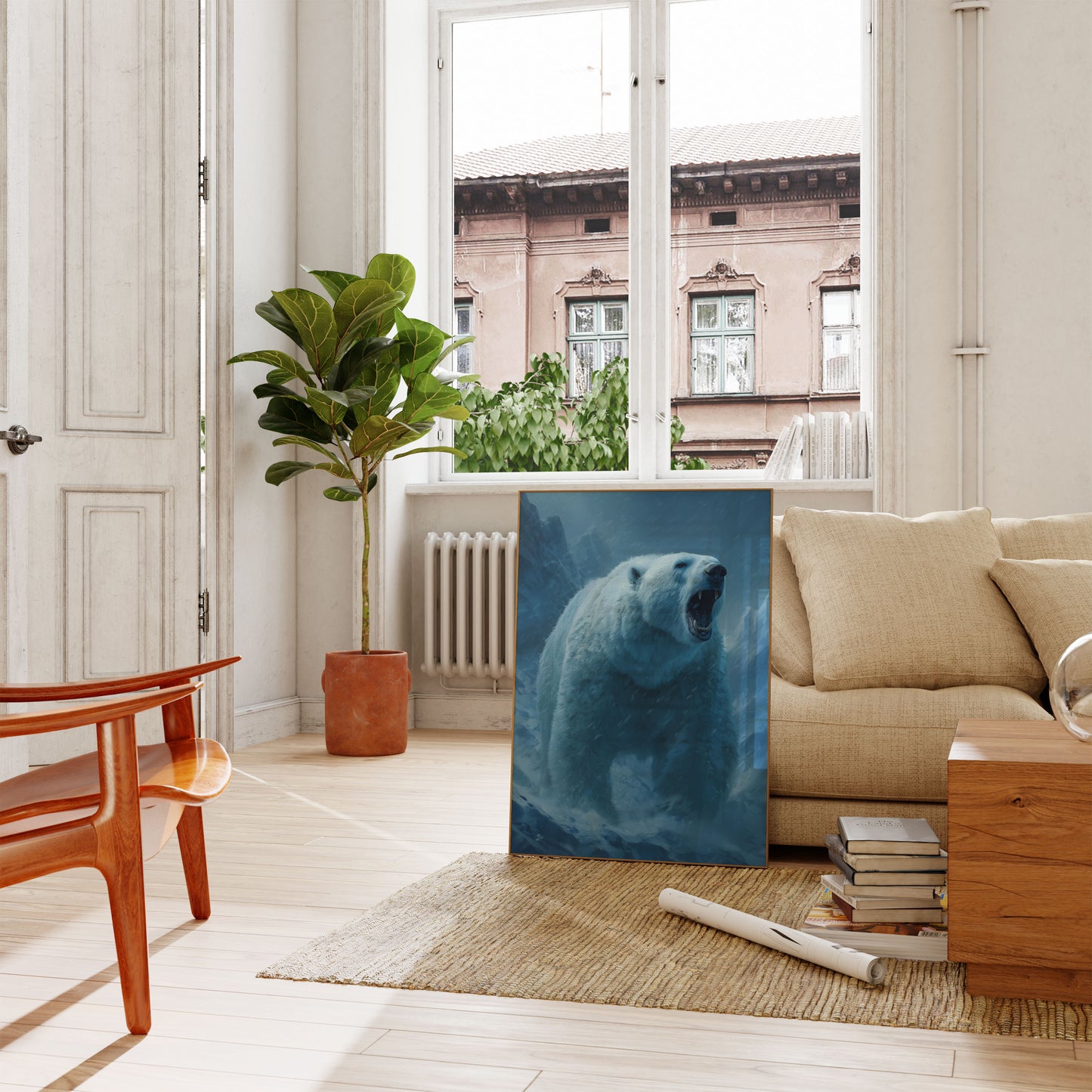 Póster de oso polar Arctic Roar