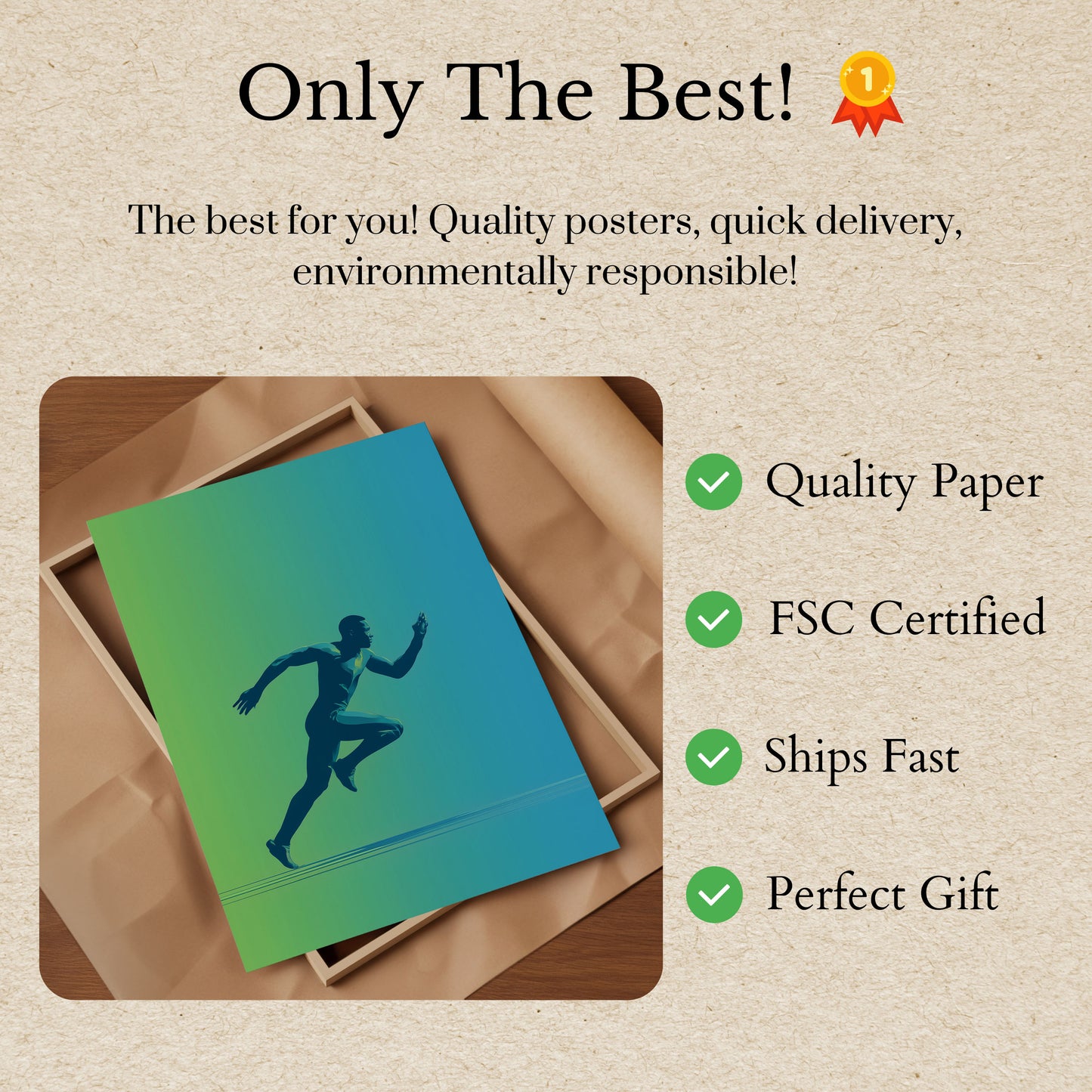 Explosive Sprint Dynamic Running Poster