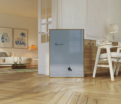 Poster Cavaliere Sotto il Cielo