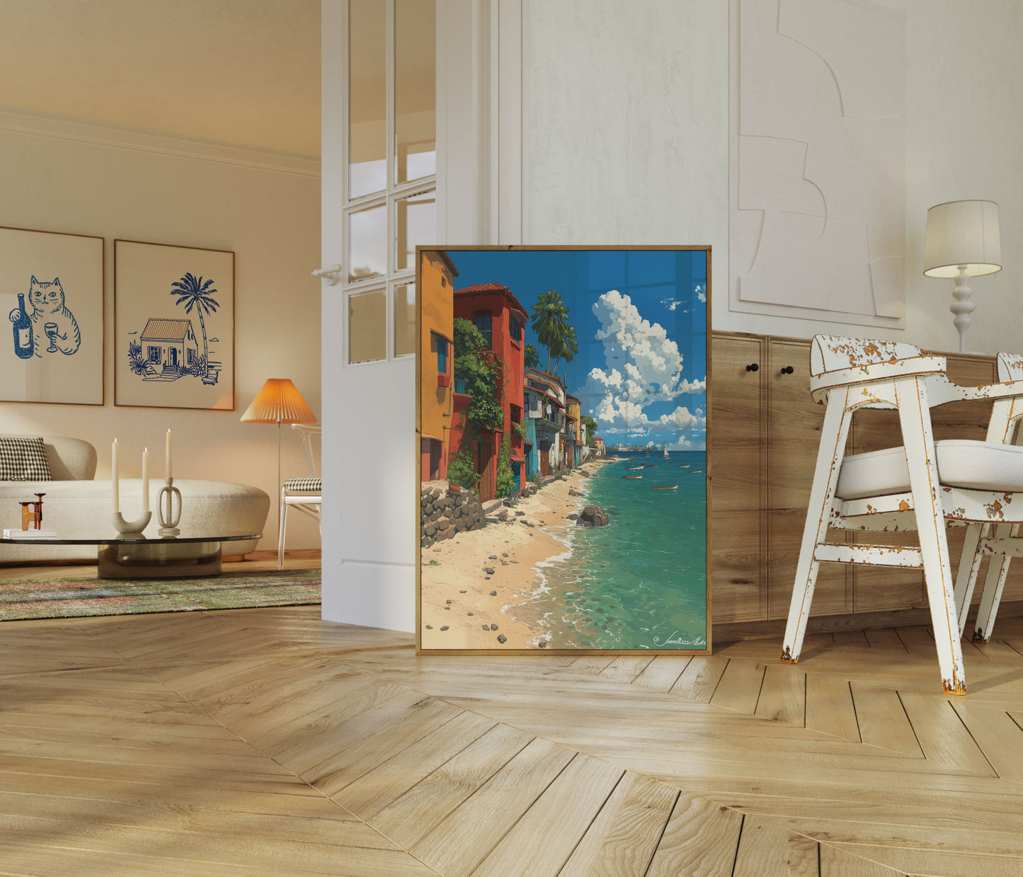 Coastal Mediterranean Dream Poster