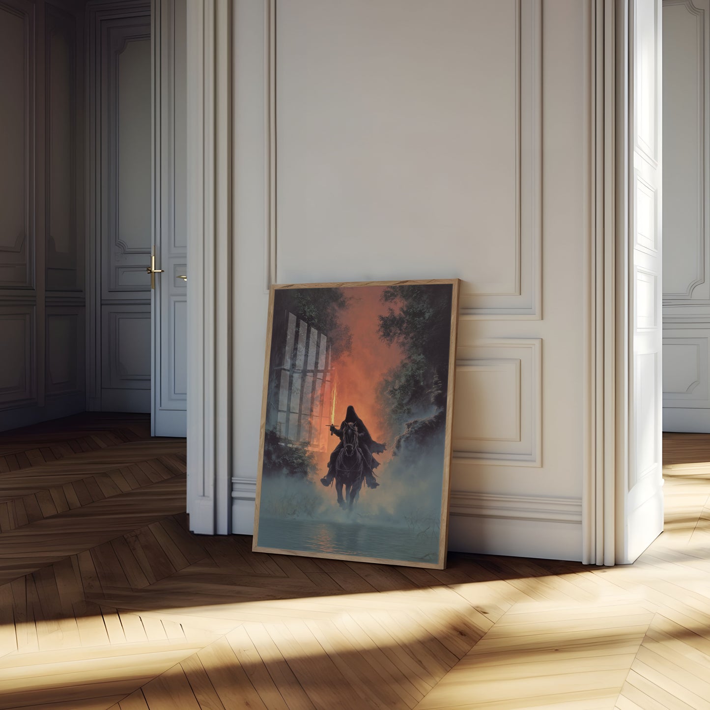 Krigare på Häst Fantasy Poster