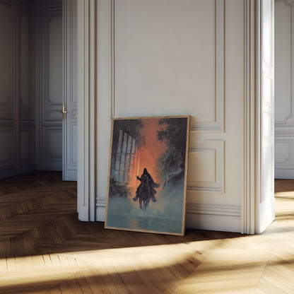 Krigare på Häst Fantasy Poster