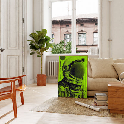 Neon Cosmic Astronaut Poster