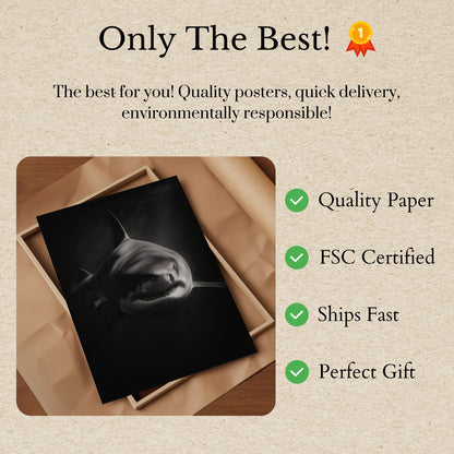 Dark Shark Predator Poster