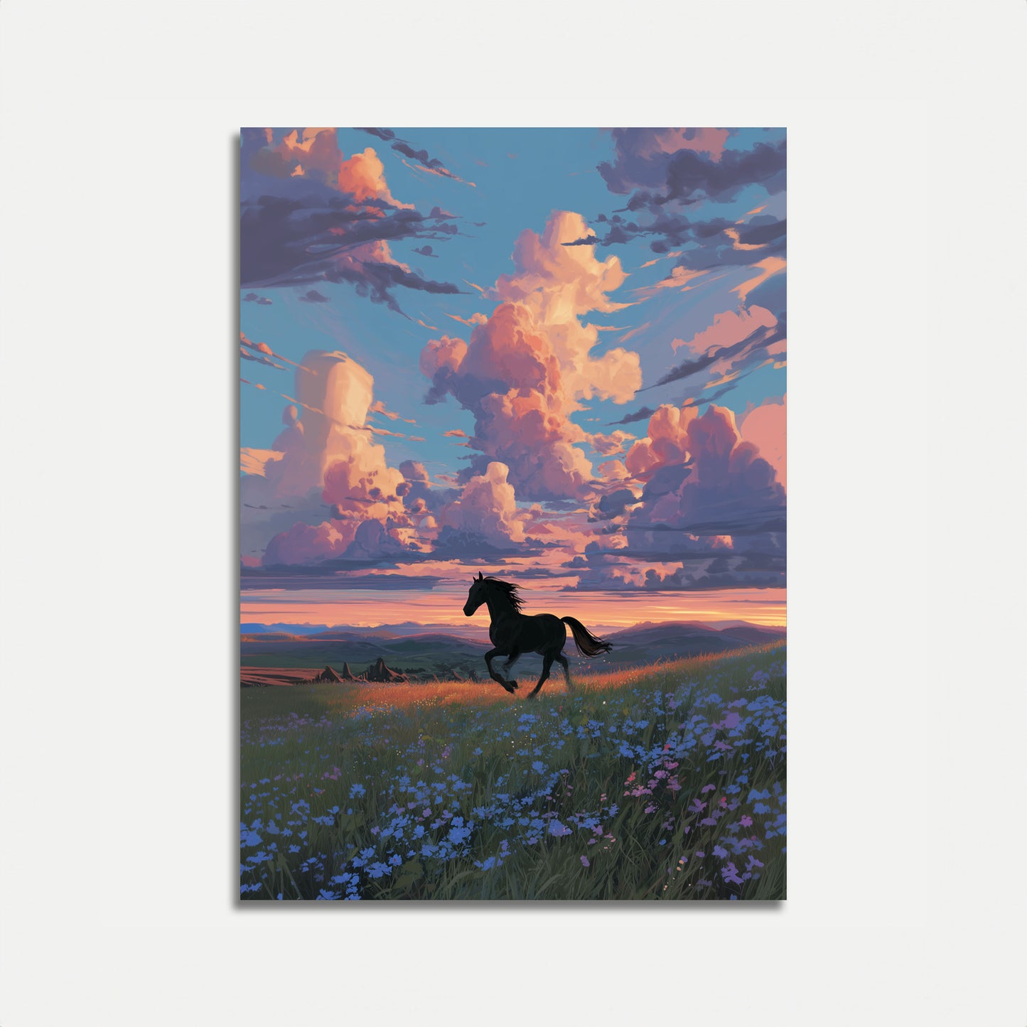 Wild Freedom Horse Poster