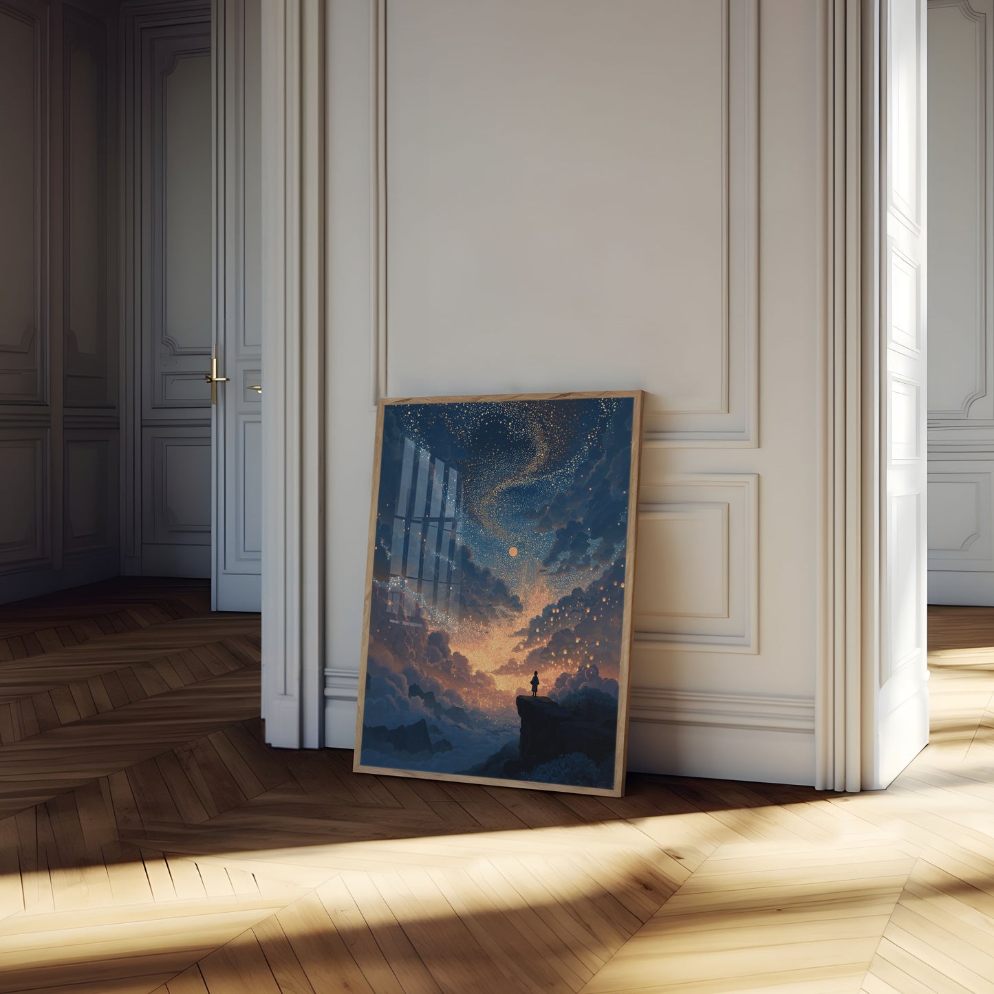 Starry Night Dreamer Poster