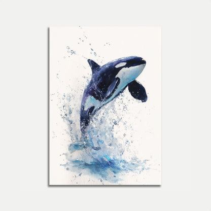 Ocean's Majestic Leap Poster