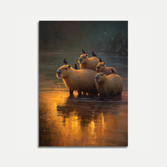 Kapybary Zlatá hodina Plakát