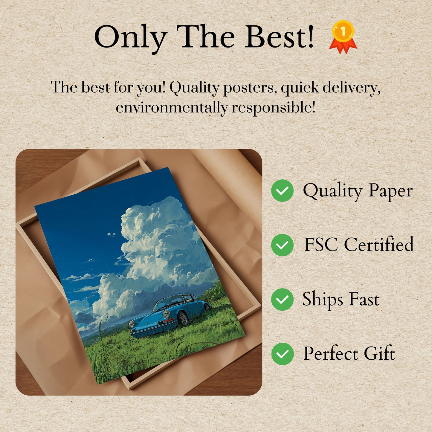 Classic Porsche Dreams Poster