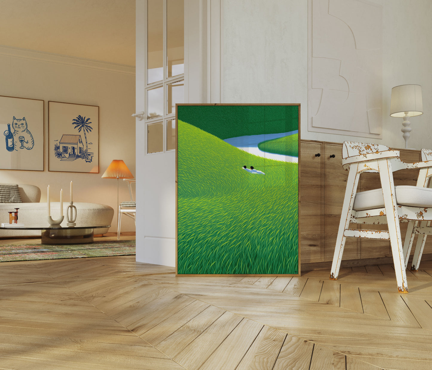 Affiche du Débit de la Rivière Verte