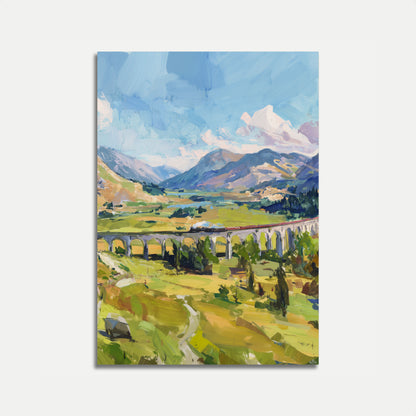 Pôster do Viaduto do Vale do Trem Alpino