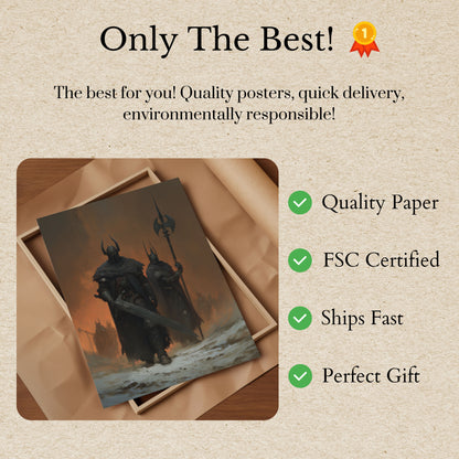 Dark Fantasy Warriors Poster