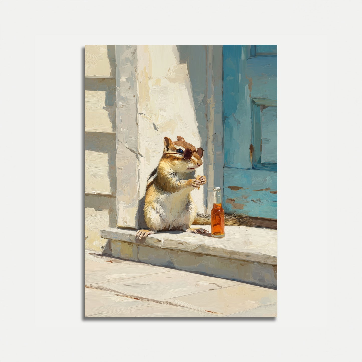 Chillin' Chipmunk Coolness Poster