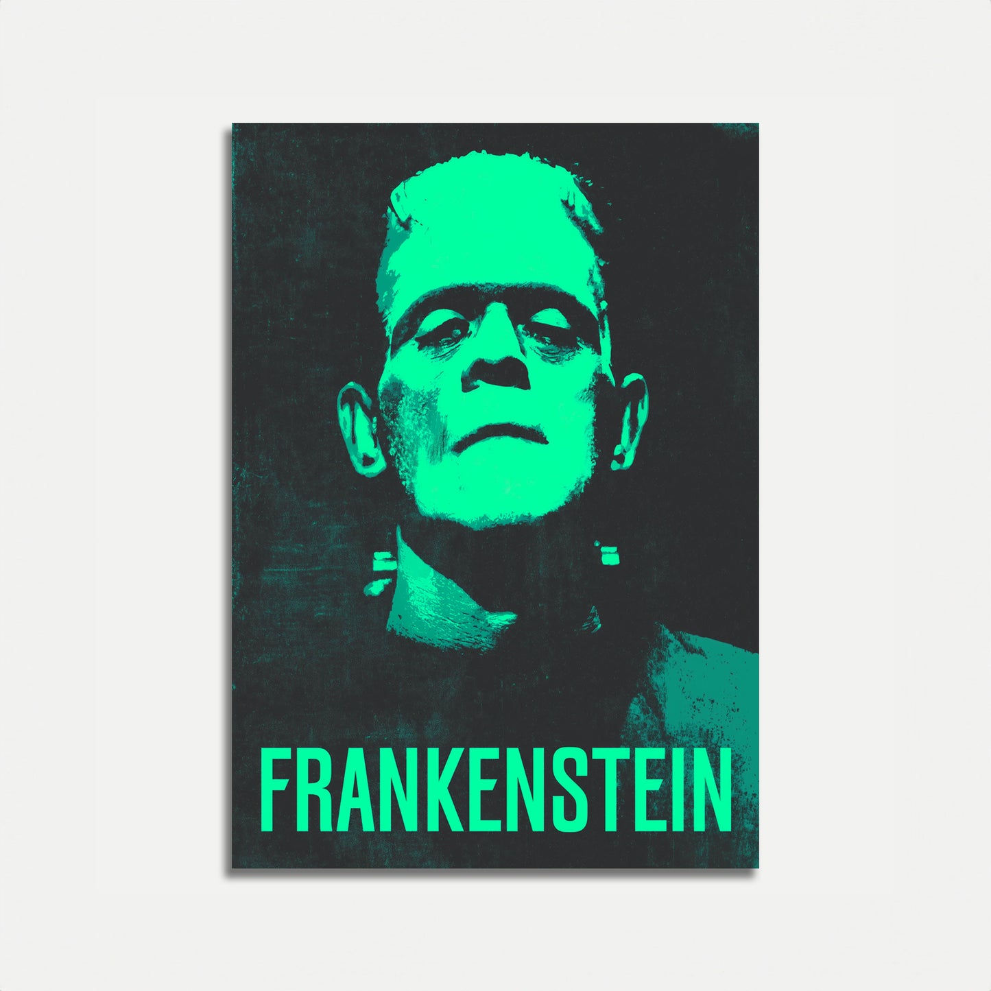Portrétový plakát Frankensteinova monstra