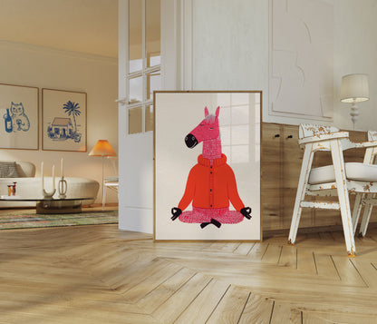 Poster di Meditazione Zen Cavallo
