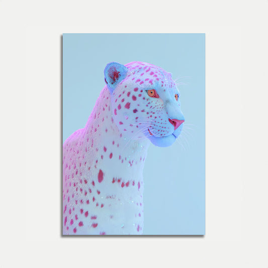 Pastel Luipaard Fantasie Poster