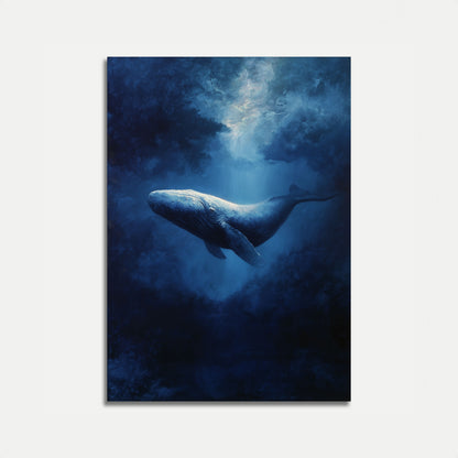 Majestic Whale in Ocean Depths Poster