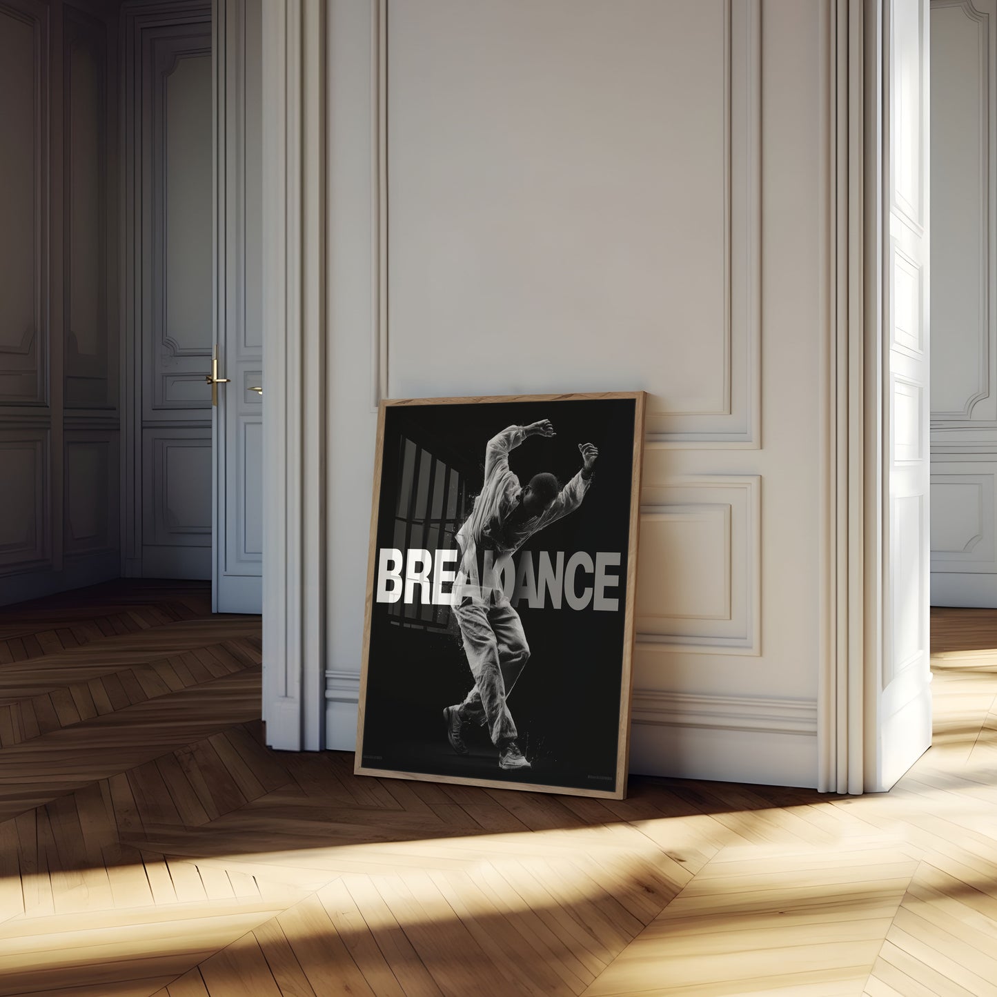 Breakdance Motion Dynamic Poster
