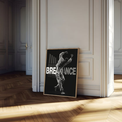 Breakdance Motion Dynamic Poster
