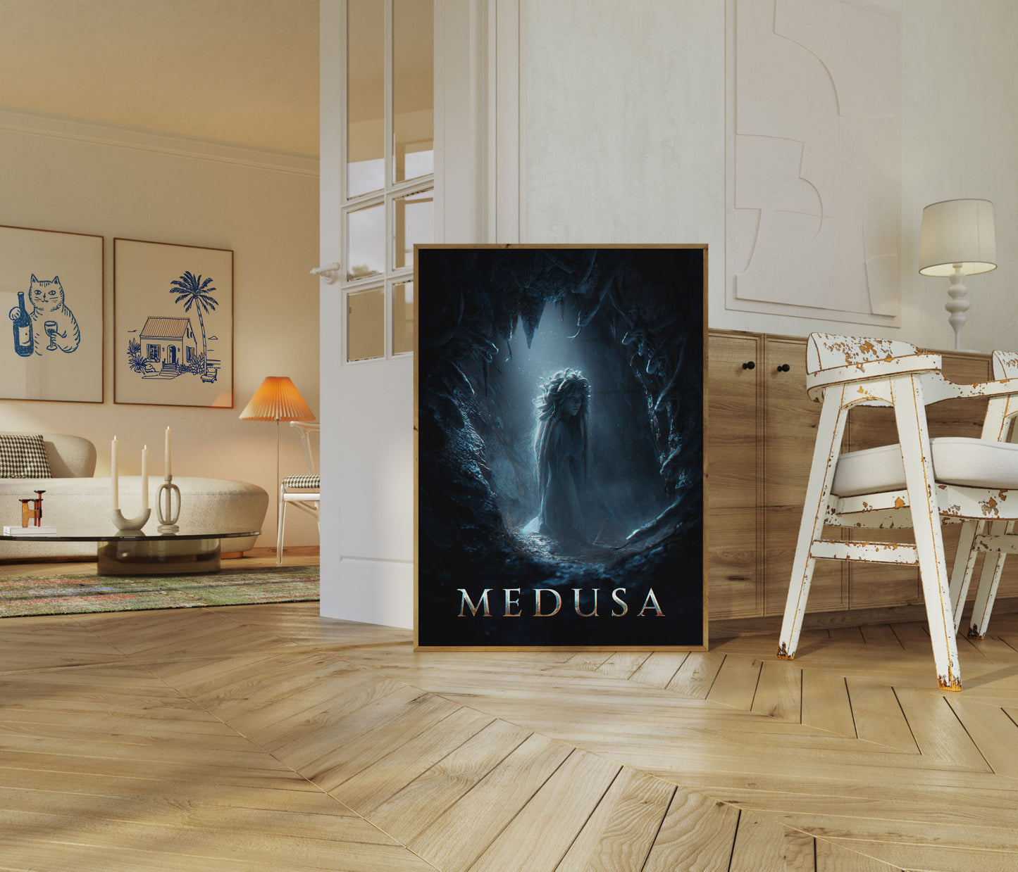 Medusa in the Cavern Poster