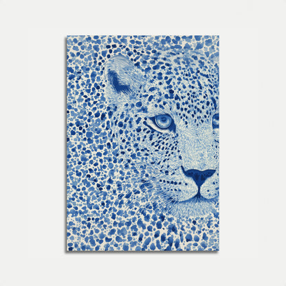 Póster del Espíritu del Leopardo Azul