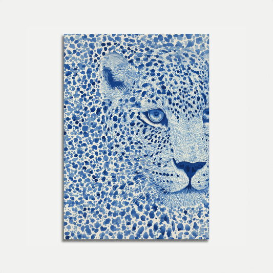 Blauwe Luipaard Geest Poster