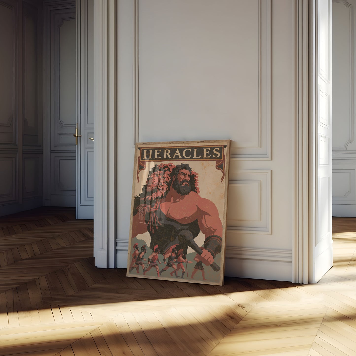 Heracles Greek Mythology Poster