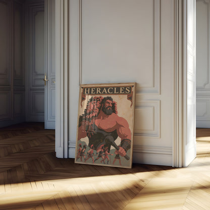 Heracles Greek Mythology Poster