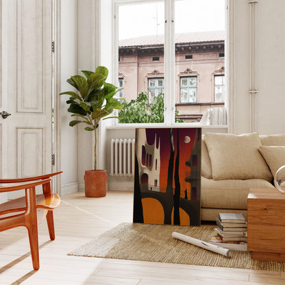 Gothic Urban Moonlight Poster