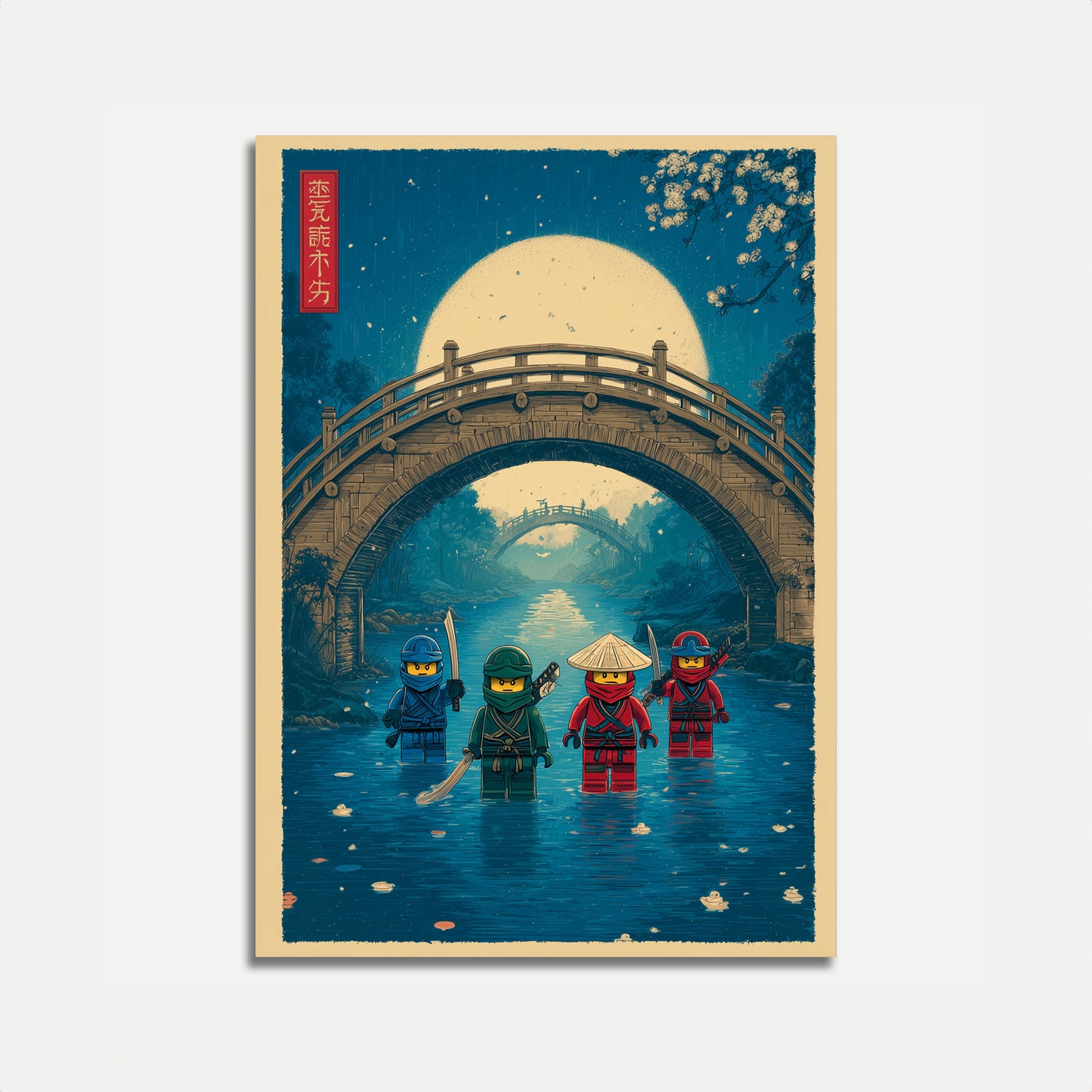 Guerrieri Ninja Poster Chiaro di Luna
