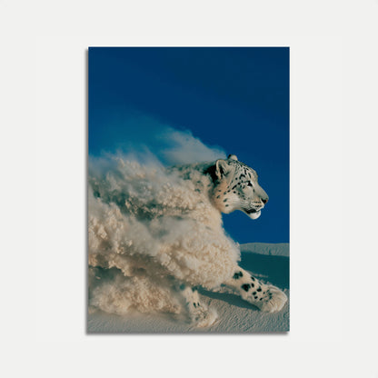 Snow Leopard in Motion Poster