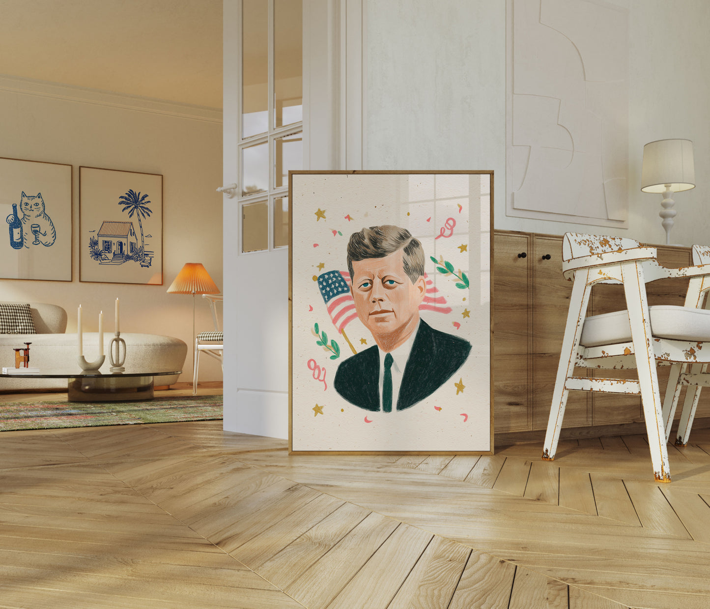 Ícone Presidencial Americano Pôster