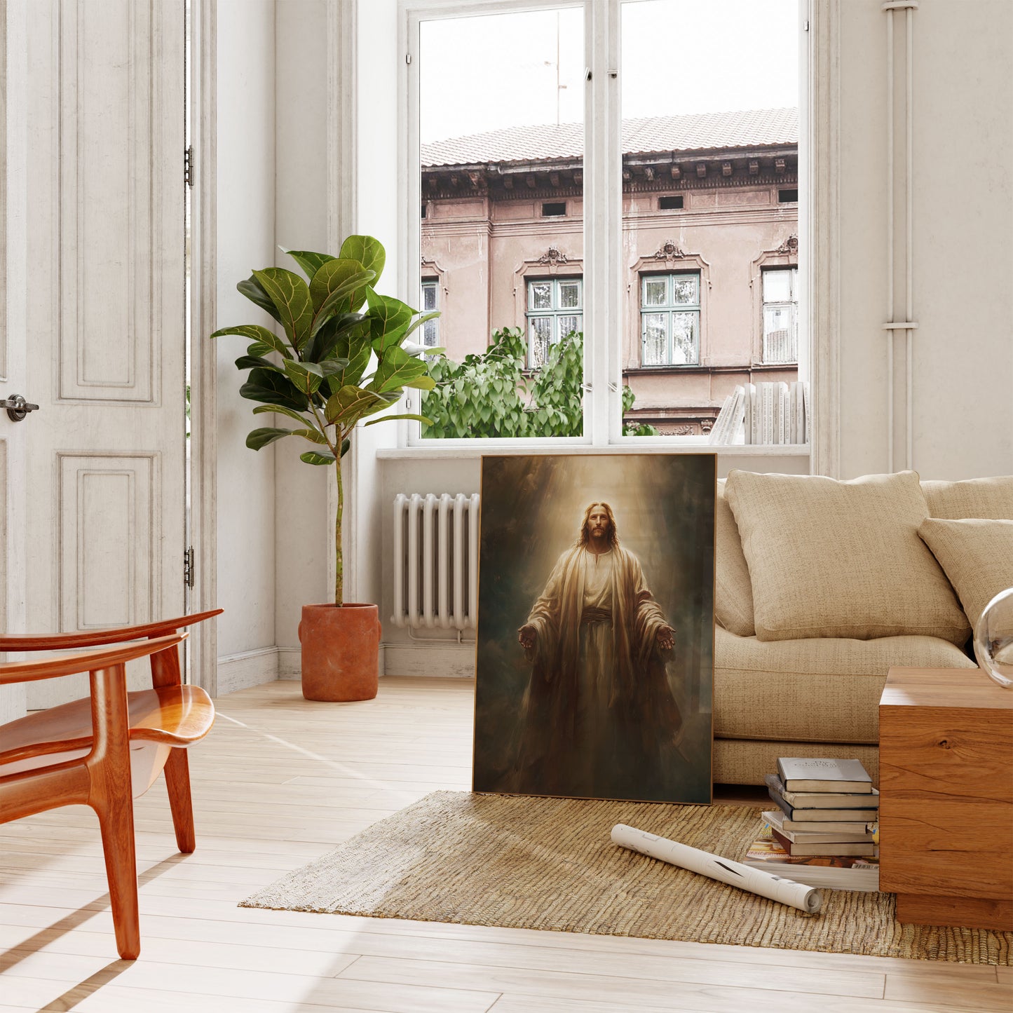 Divine Light of Faith Poster