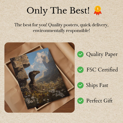 Ancient Dinosaur Valley Poster